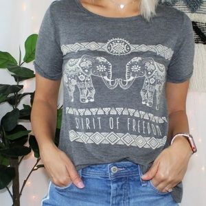 French Pastry -Spirt of Freedom -elephant shirt